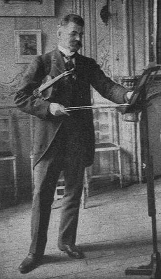 le violoniste Armand Parent - 1909