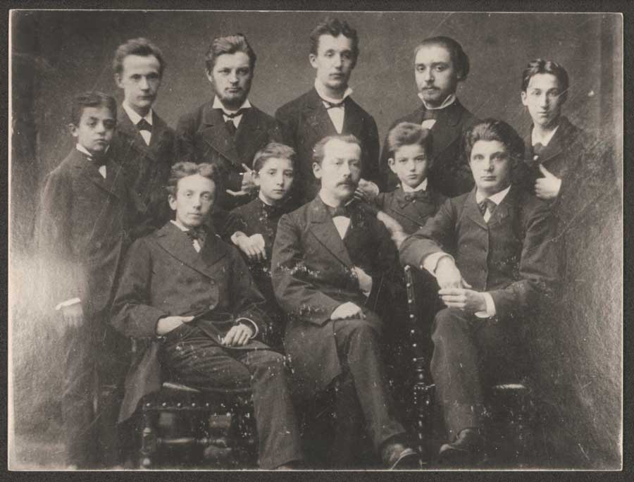 La classe de Rodolphe Massart à Liège en 1874