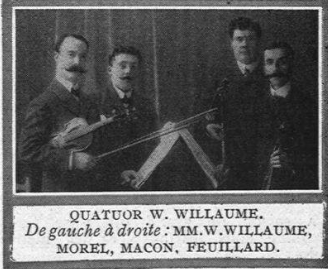 Le quatuor Willaume